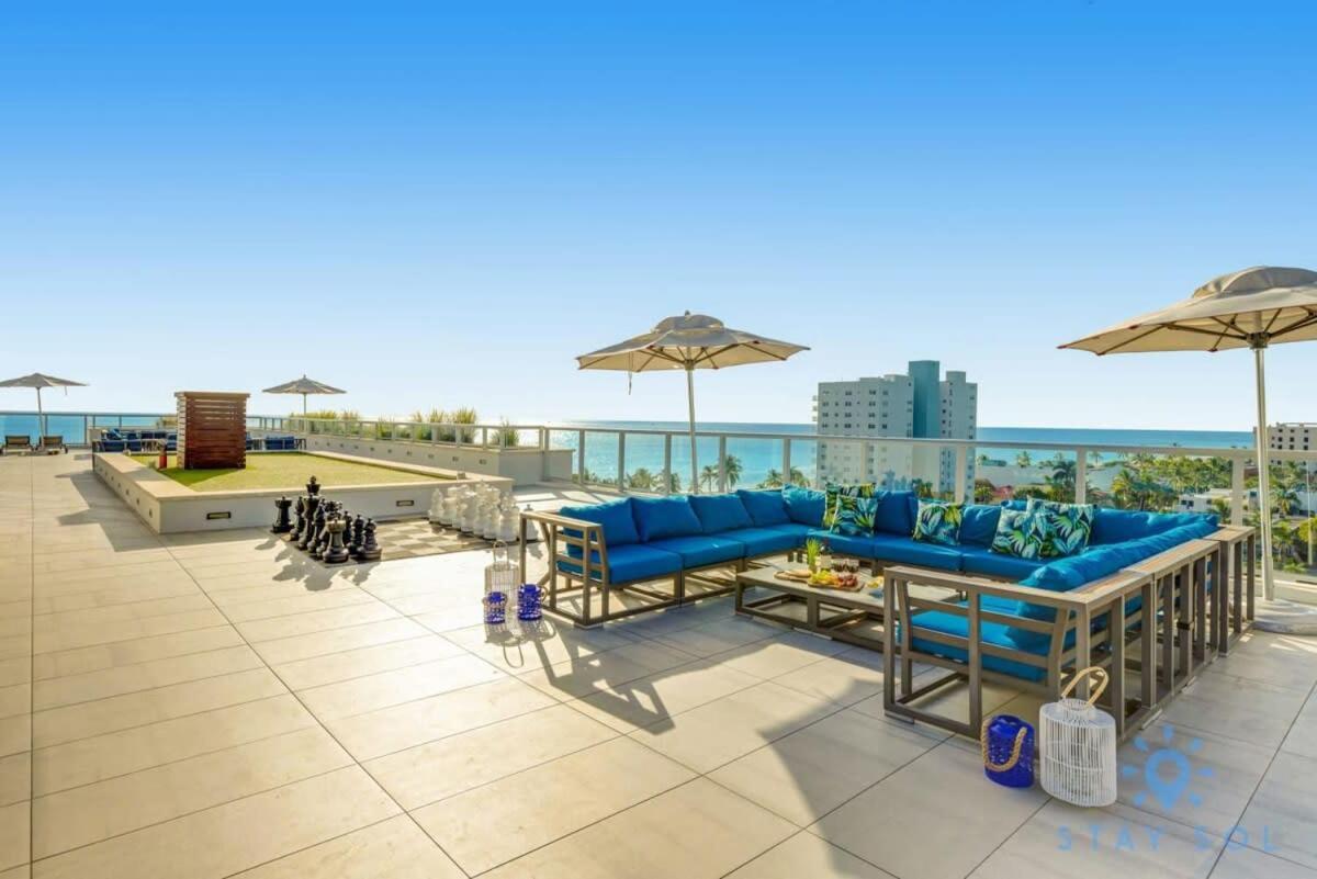 Tropical Oasis - Rooftop Pool- Near Beach - Gym Hollywood Zewnętrze zdjęcie