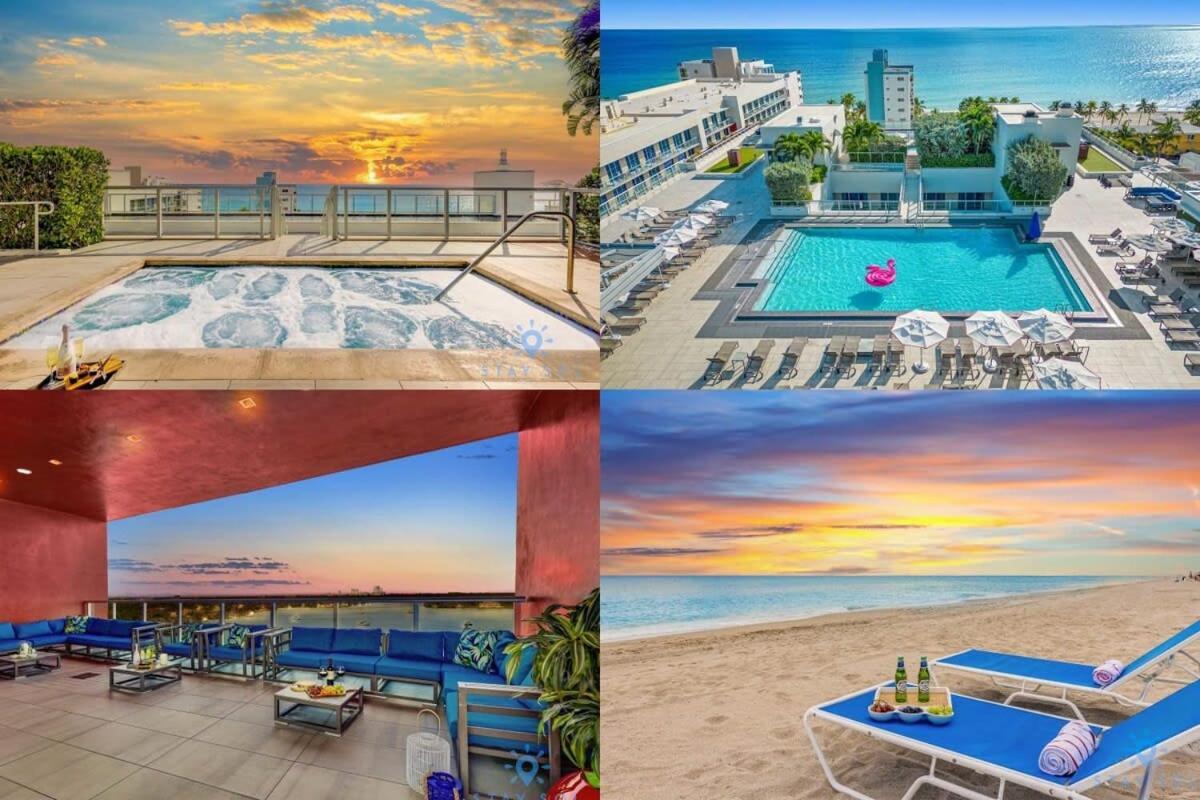 Tropical Oasis - Rooftop Pool- Near Beach - Gym Hollywood Zewnętrze zdjęcie